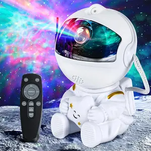Galaxy Astronaut Projector - Transform Your Room into a Starry Sky with Adjustable Nebula Effects & Remote Control for Relaxing Sleep Aid Night Light