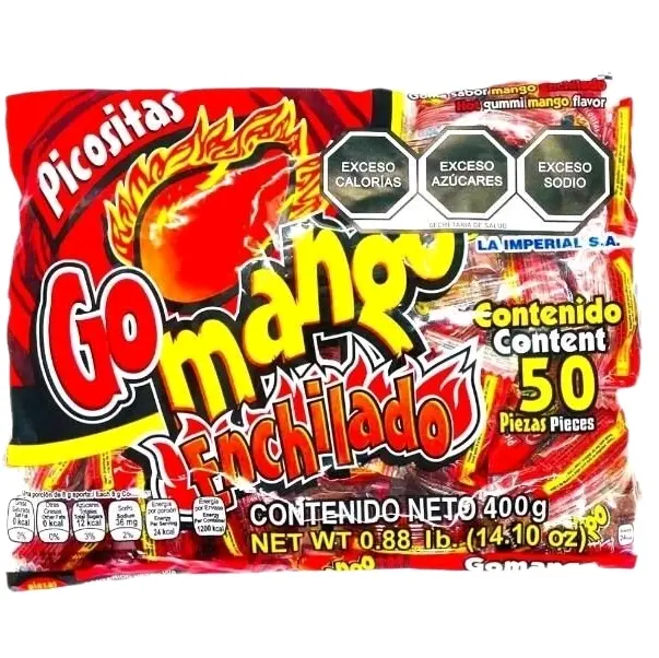 Go Mango enchilado - Hot gummie mango flavor (50 pieces)