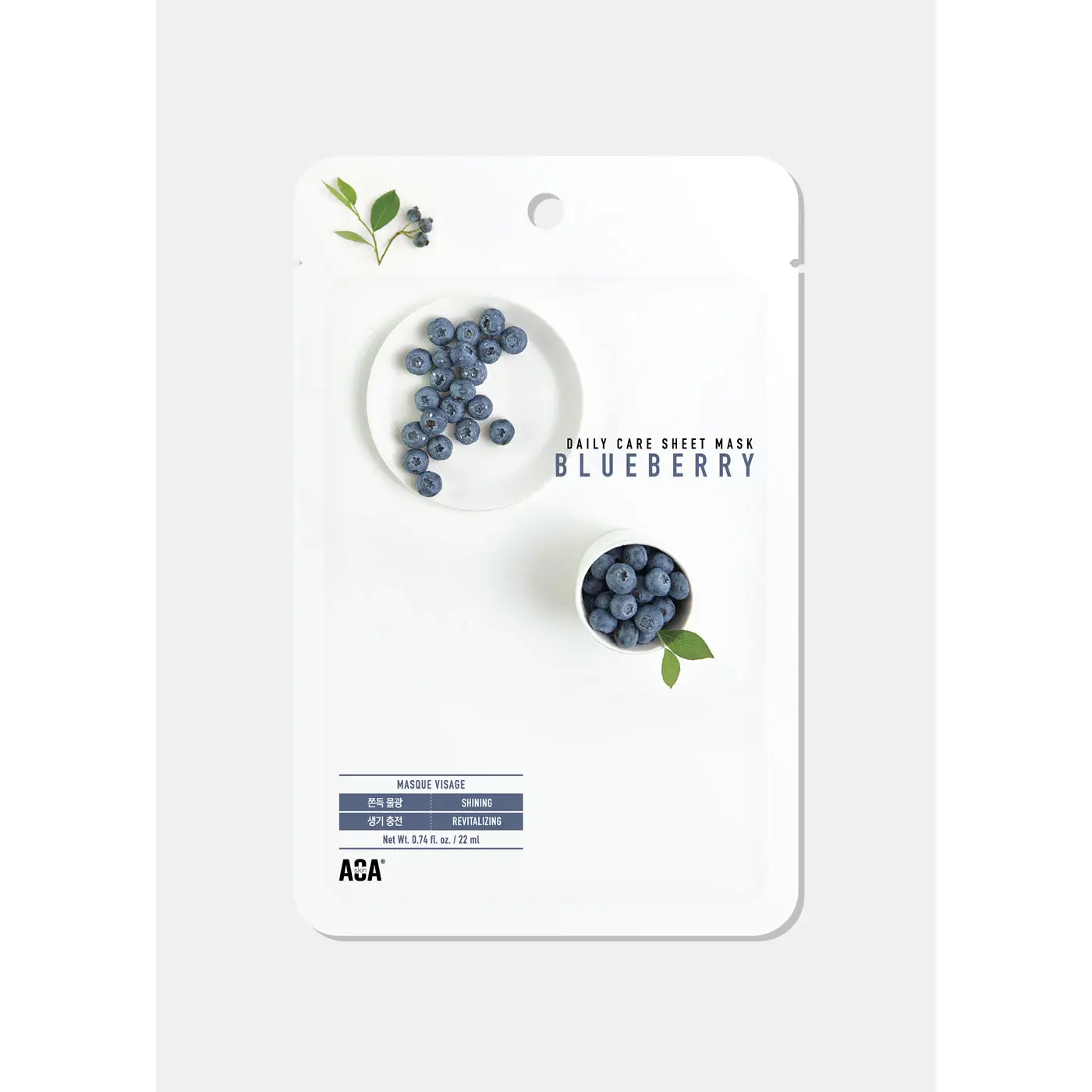 AOA Skin Blueberry Daily Care Sheet Mask
