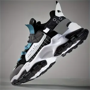 Men's Running Shoes Lace-up Chunky Sneakers - Athletic Shoes - Shock Absorbing And Breathable - For Men - Suitable for Running & Sports - Great Gift for Fitness Enthusiasts