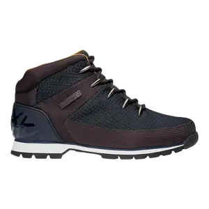 Timberland Euro Sprint Mid Waterproof Men Boots Navy, Shoe, Padded