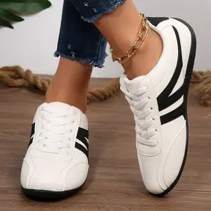 Women's Sneakers Lace-Up Shoes Casual Low Top Breathable Lightweight Summer Shoes