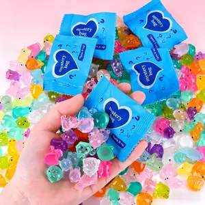 50/100Pcs Mini Resin Animals Figures, Mini Cute Animal Resin Models, Resin Animals Bag, Design Animal Miniatures For Outdoor Decor Dollhouse Fairy