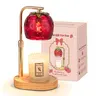 CANDELDO Cute Strawberry Glass Candle Warmer Lamp - Height-Adjustable, Timer-Equipped, 2 Bulbs Included - Whimsical Unique Cool Gifts, Aesthetic Home Decor, Girl Room Decor, Home Accessory