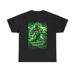 The Emerald City Route Artist Unisex Heavy Cotton Tee - Football - Funny - Gift for Men and Women