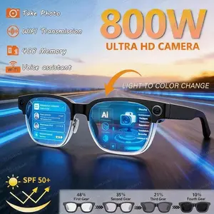 2026 Multifunctional Smart Glasses for Men and Women, 8mp HD Camera, Supports Photography, Video, Music, Calls, Combines Earphones and Sunglasses