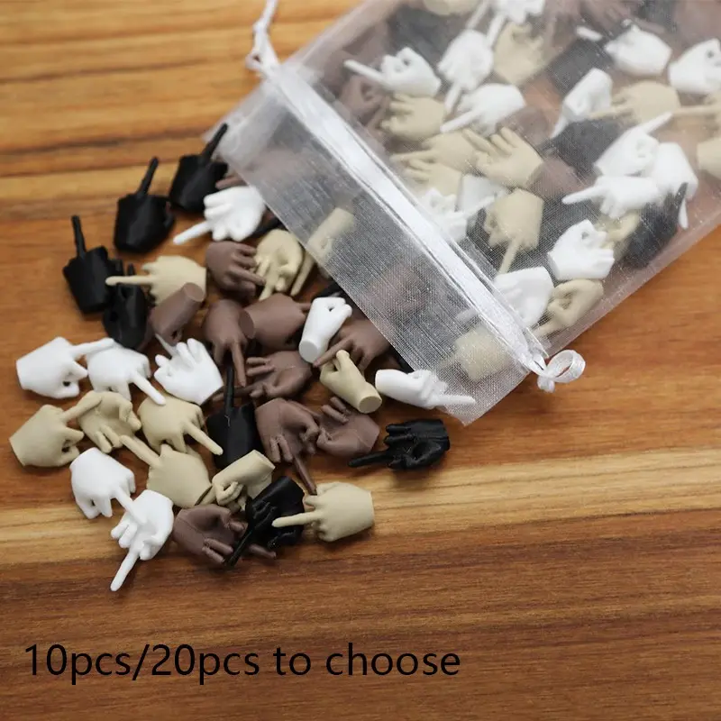10pcs/20pcs  Mini Middle Fingers, Skin Tone Mix or Single Color, Funny Plastic F-U Hands, Durable Funny Prank Gifts, Prank Gag Gift, Prank Gifts