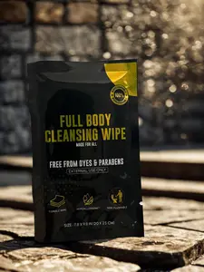 Dirty Wet Secrets Full Body Cleansing Wipes – 40 Count, Individually Wrapped, pH-Balanced with Aloe & Vitamin E