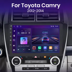 Junsun Car Radio Stereo for Toyota Camry 2012 2013 2014 Android 13 10 inch HD touchscreen multimedia video player Wireless Carplay Auto GPS navigation