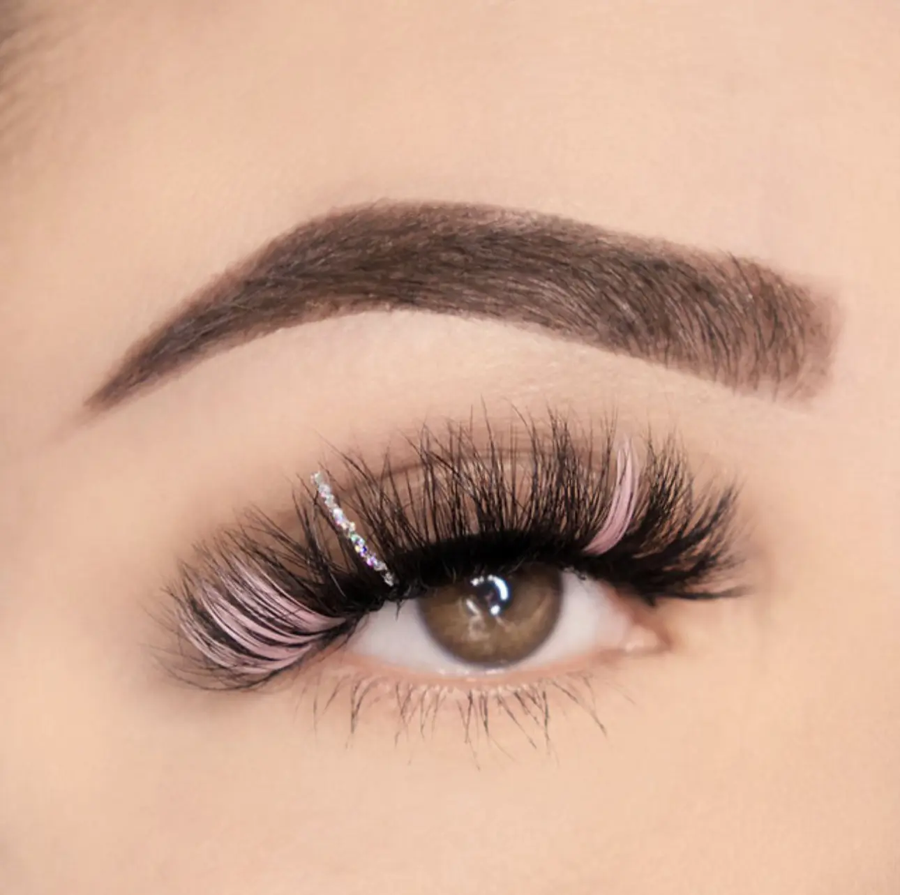 Periwinkle 20mm Glitter Eyelash