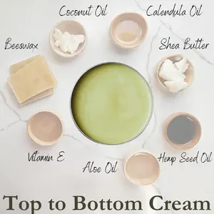 Top to bottom cream