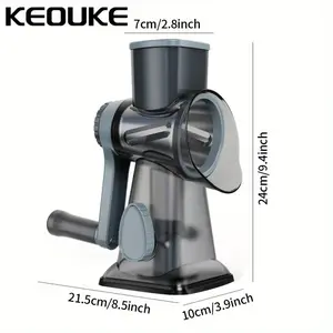 1PC Keok Transparent Cheese Grater Multifunctional Manual Household Vegetable Cutter Slicer Shredder Potato Shredder Grating Tool