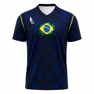 2026 Brazil-themed Jersey: Unisex Quick-Dry, Breathable Casual Top