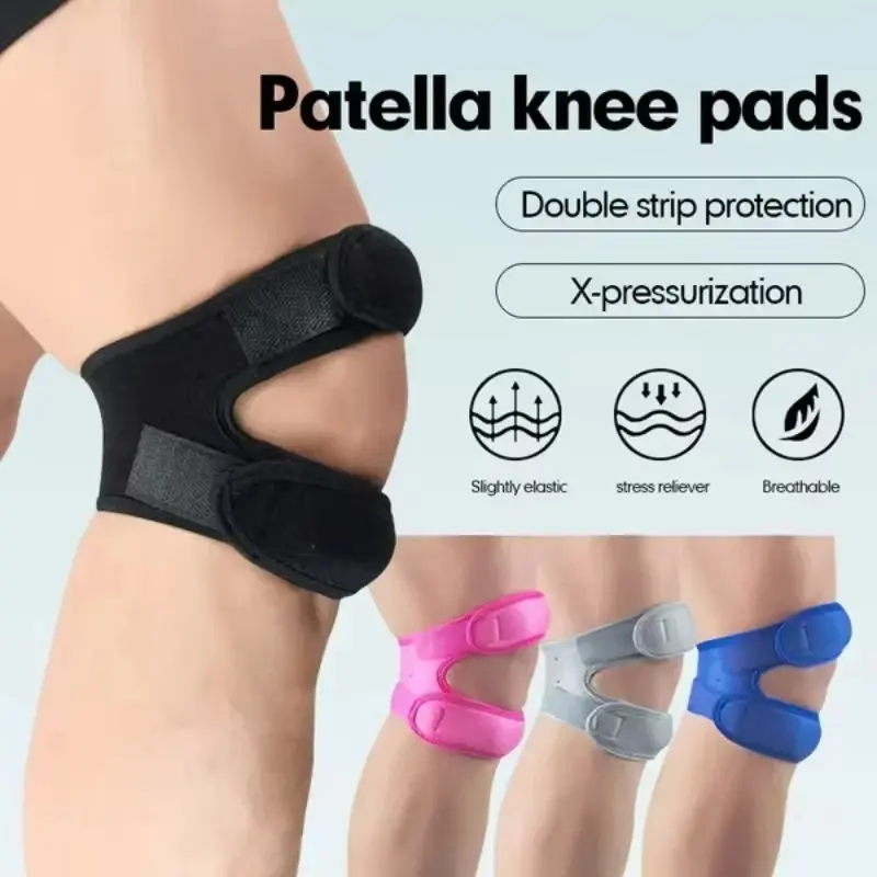 Professional Knee Pads for Sports Basketball Volleyball Running Compression Sleeves Support for Knee Pain Gym Workout Protective Gear with Anti Slip