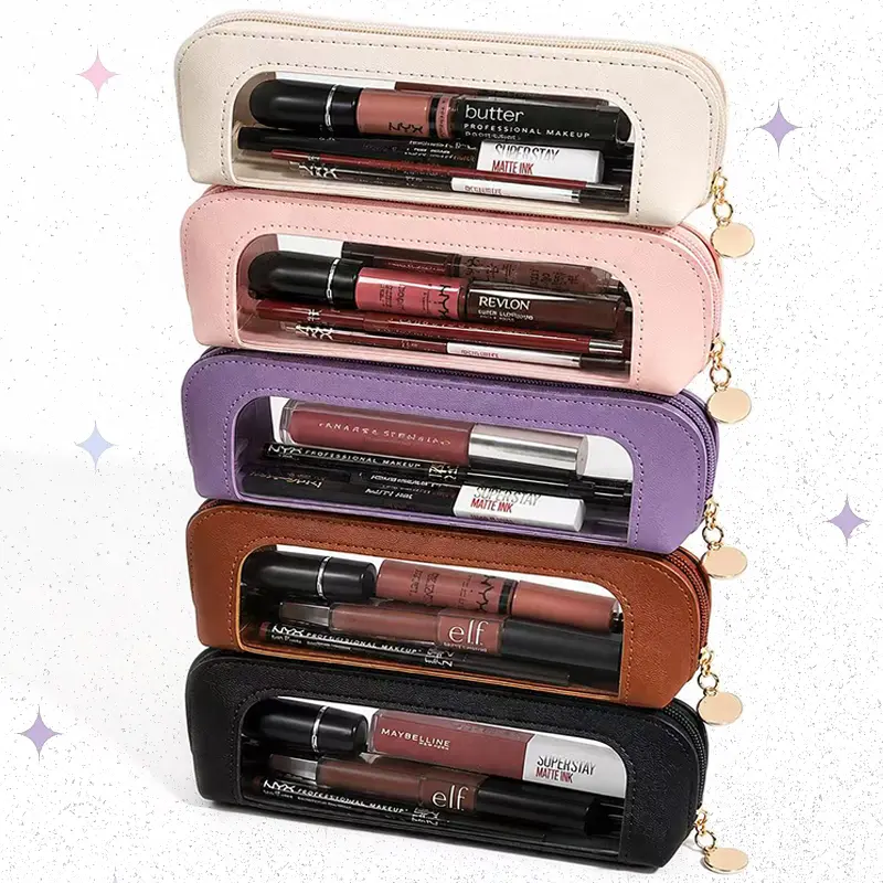 Combination storage bag,Portable Makeup Brush Bag,Zipper Storage Bag Organizer Pouch,Versatile Storage Stationery, Travel Storage Bag, Portable Cosmetic Storage Bag，Essential storage bag for fashionable girls