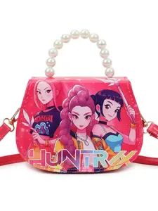 New Backpack Witch Hunter Girl Group Bag Kpop Anime Cute Storage Bag Messenger Bag, Cartoon Pattern, All Seasons