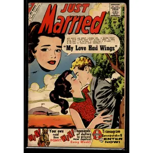 Just Married Charlton Comics Romance Golden Age Vintage 1950s