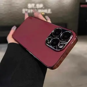 Phone Case with Camera Lens Protector, Shockproof Phone Protective Cover, Phone Accessory Compatible with iPhone 15 14 13 12 11 Pro Max, Casing