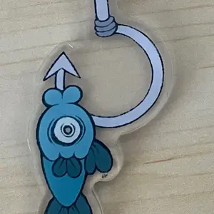 Hanging Fish Hook Keychain
