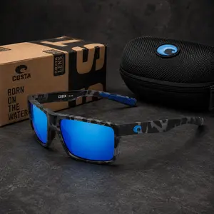 Costa Del Mar Rinconcito Polarized Sunglasses for Men & Women – UV400 Outdoor Sports Fishing Driving Shades with Accessories,  Dustproof, Windproof, Anti-Blue Light, Anti-UV, Gifts For Him