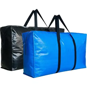 60 Gallon Extra Large Storage Bags Bins, Giant XXL Moving Storage Totes Bag Heavy Duty, Huge Waterproof Storage Duffle Bag