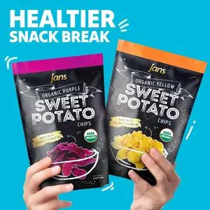 Jans Organic Sweet Potato Chips - USDA Organic, Vegan & Non GMO Sweet Potato Chips - 4oz