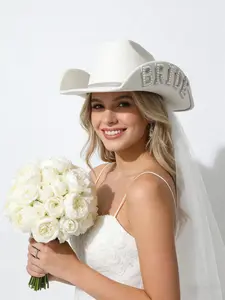 Bride Hat Wedding Season Day Cap, Unisex Groom Jazz Hat, Western Style Panama Hat, Hot Selling Dianna Hat