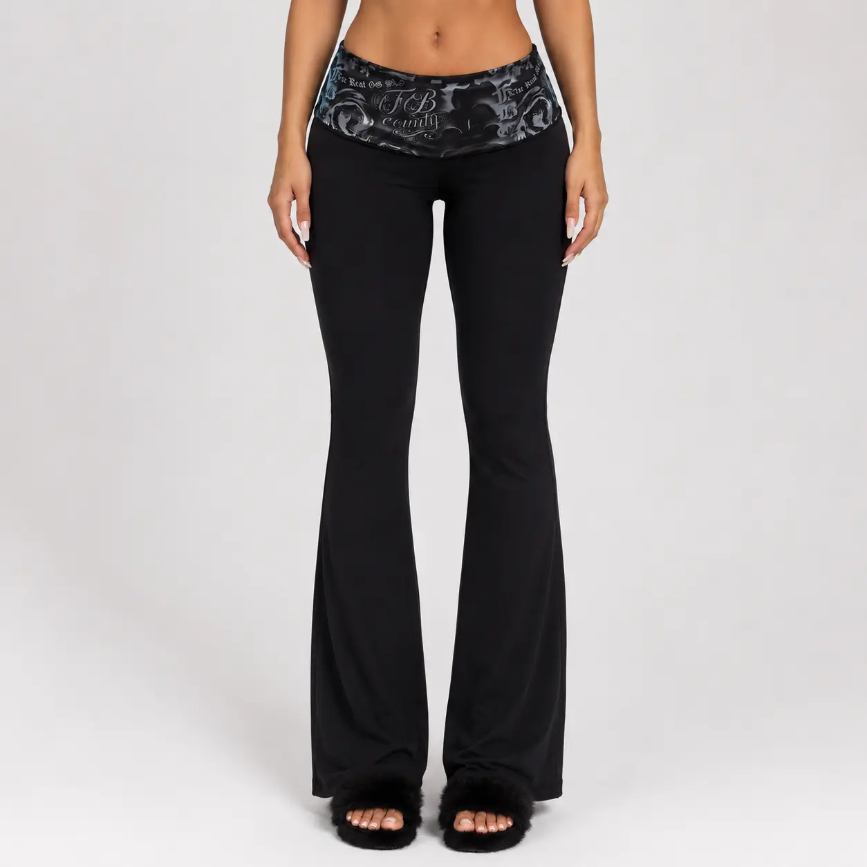 FB County Foldover Flare Legging