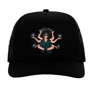 JC HATS NATAEL CANO CORRIDOS TUMBADOS BLACK GREEN SNAPBACK HAT 1841 BLK