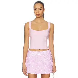 Runaway The Label Orion Bustier in Musk