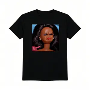 Angry Disgusted Black Doll Face Meme Reaction Meme Funny T-Shirt