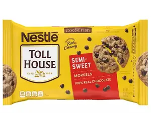 Nestle Toll House Semi-Sweet Chocolate Chips 72 oz Snack for Baking Cooking Rich Creamy Flavor Cocoa Plan