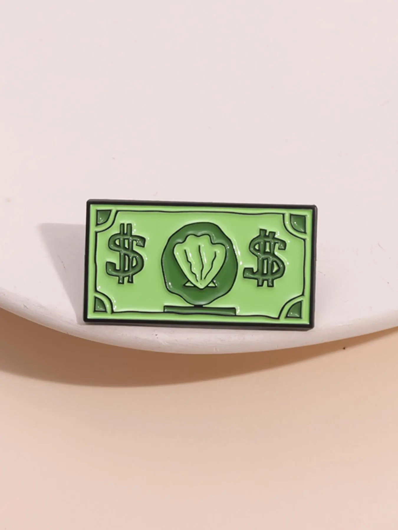Creative Dollar Design Brooch, Vintage Brooch, Fashion Alloy Badge for Daily Outfits, Durable Metal Pin and Jewelry Accessory, Brooch Pins, Ideal as a Birthday Gift