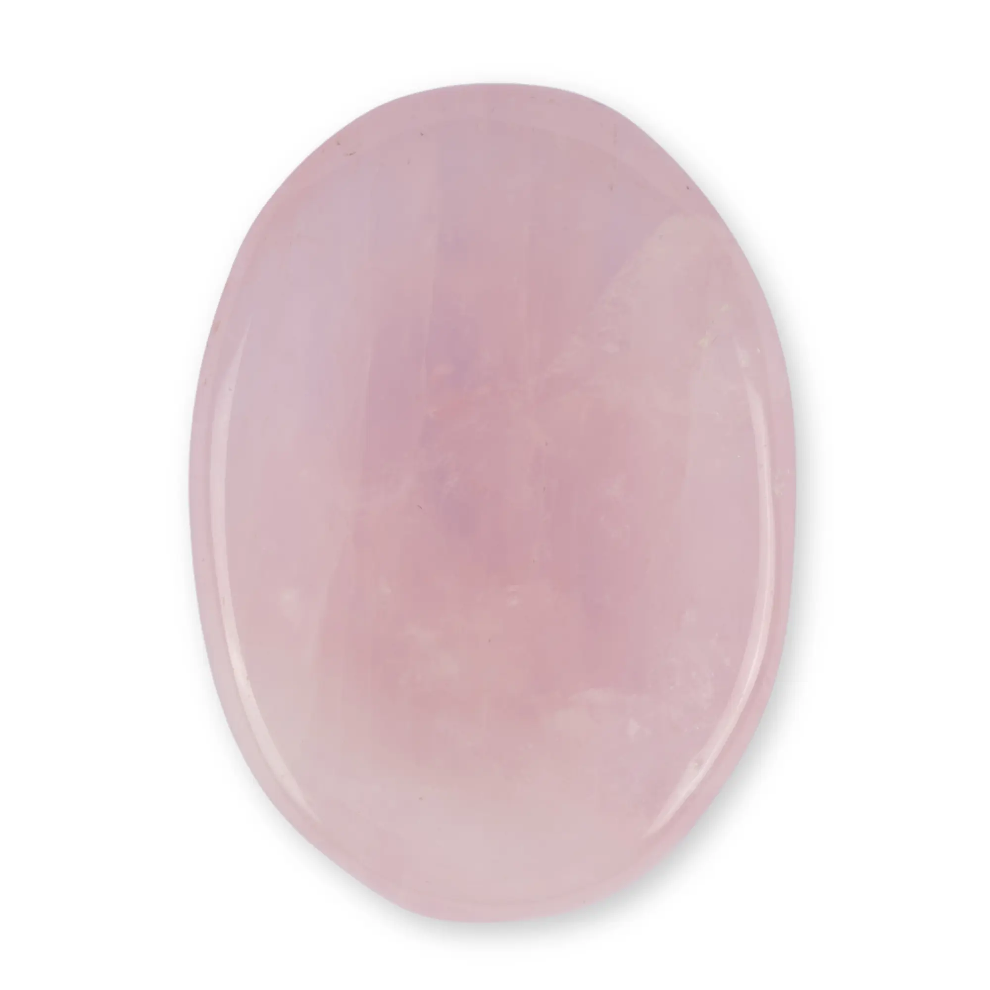 Rose Quartz Worry Stone for Anxiety Relief, Healing Crystals & Natural Energy Healing Thumb Stone, Perfect Meditation & Spiritual Gift