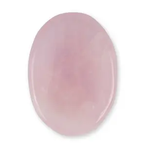Rose Quartz Worry Stone for Anxiety Relief, Healing Crystals & Natural Energy Healing Thumb Stone, Perfect Meditation & Spiritual Gift