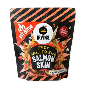 Irvins Spicy Salted Egg Salmon Skin 3.7 Oz