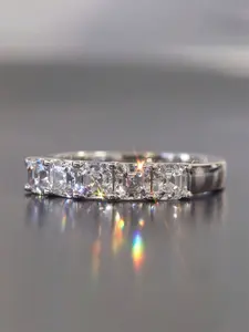 1 PC Luxury Cubic Zirconia Ring For Women For Wedding Engagement Party Jewelry Valentine's Day Gift