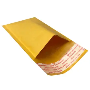 UOFFICE Kraft Bubble Mailers 4" x 8" #000 Self-Seal Padded Envelopes Pack of 100 110 GSM Permanent Adhesive 52# Kraft Paper Lightweight