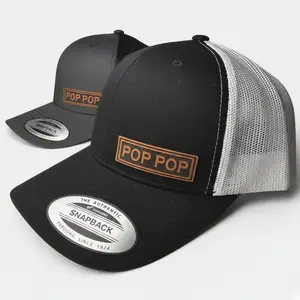POPPOP 2026 Leather Patch Hat