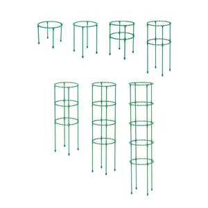 Tomato Cage, Multifunctional Assembled Plant Climbing Frame for Growing Vegetables and Fruits Garden Plant Support Stakes Gardening Cucumber Trellis