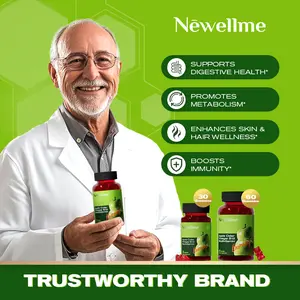 Newellme-Apple Cider Vinegar Gummies RecipeSupports Normal Energy Levels and Gut HealthEdible Dietary