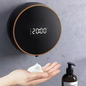 Smart Automatic Soap Dispenser, USB Rechargeable Wall-Mounted Hand Sanitizer, Touch-Free Foam Liquid Bottle, Digital Display, Enhances Hygiene Safety