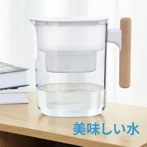 Waterdrop 200-Gallon Long-Life Chubby 10-Cup Large Water Filter Pitcher with 1 Filter, NSF Certified, 5X Times Lifetime, Reduces PFOA/PFOS, Chlorine.