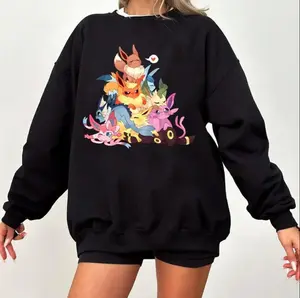 Vintage Eevee Evolution Shirt, Cool Pokemonn Tees and Sweatshirt Gift for Eevee Fans