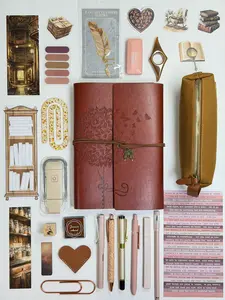 Vintage Brown Bookish Bundle Gift Set