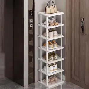 7-Tier Modern  Shoe Rack - Vertical, Slim, Space-Saving Shoe Organizer for Small Spaces, Closet, Entryway, Corner, Garage, Bedroom