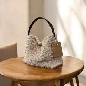 Brown Winter Bag Pu Leather Handbag Handbag Shoulder Purse