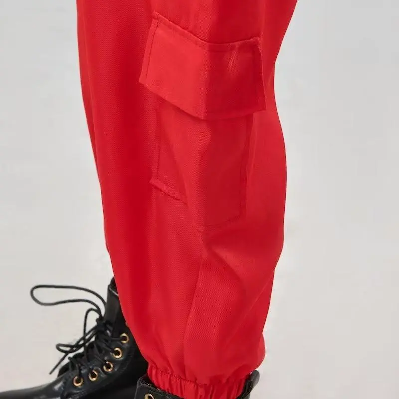 Mask as a Gift��Squid Game Clown Cosplay Set for Halloween (Adults & Kids) �C Includes Jumpsuit, Gloves and Inspired Mask Mask as a Gift��Squid Game Clown Cosplay Set for Halloween (Adults & Kids) �C Includes Jumpsuit, Gloves and Inspired Mask