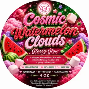 YGG Cosmic Watermelon Clouds Glossy Glow | 4 oz Body Balm | Hydrating
