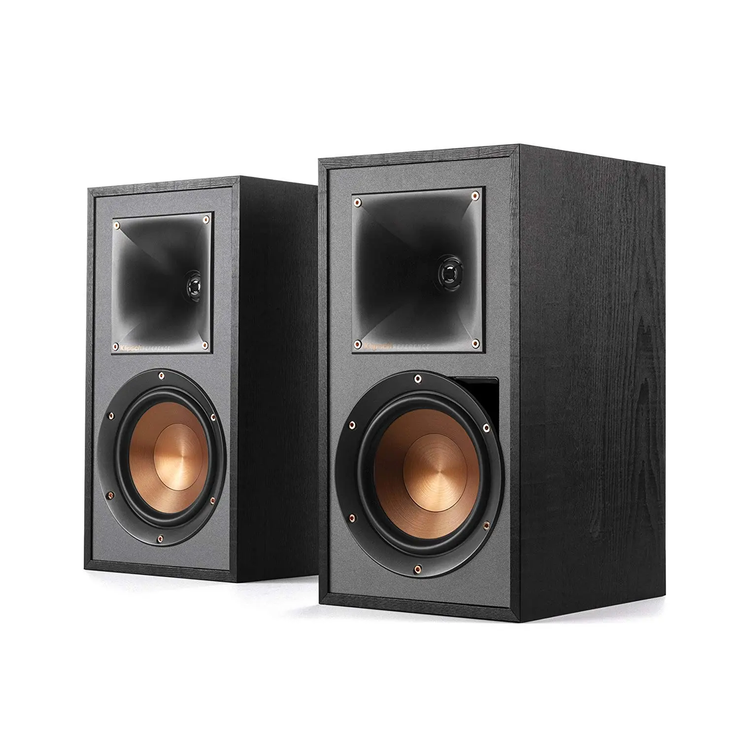 Klipsch R-51PM Powered Bluetooth Subwoofer Wireless Speaker - Black, Versatile Monitor Speaker with USB Connectivity, Loud Bass, Track Controls, Multiple Inputs (RCA Included)